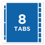 Avery Protect 'n Tab Top-Load Clear Sheet Protectors w/Eight Tabs, Letter View Product Image