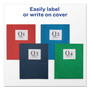 Avery Two-Pocket Folder, Prong Fastener, 0.5" Capacity, 11 x 8.5, Light Blue, 25/Box View Product Image