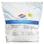 Clorox Healthcare Bleach Germicidal Wipes, Refill for Bucket, 1-Ply, 12 x 12, Unscented, White, 110/Pouch View Product Image