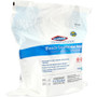 Clorox Healthcare Bleach Germicidal Wipes, Refill for Bucket, 1-Ply, 12 x 12, Unscented, White, 110/Pouch View Product Image
