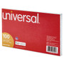 Universal Ruled Index Cards, 5 x 8, White, 100/Pack UNV47250 Product Image 