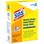 S.O.S. Steel Wool Soap Pads, 2.4 x 3, Steel, 15 Pads/Box, 12 Boxes/Carton (CLO88320CT) View Product Image