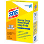 S.O.S. Steel Wool Soap Pads, 2.4 x 3, Steel, 15 Pads/Box, 12 Boxes/Carton View Product Image