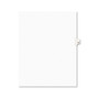 Avery Preprinted Legal Exhibit Side Tab Index Dividers, Avery Style, 10-Tab, 60, 11 x 8.5, White, 25/Pack, (1060) View Product Image