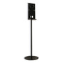 Vulcan Hand Sanitizer Stand, 12" dia x 48" h, Black View Product Image