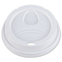 Dixie Dome Drink-Thru Lids, Fits 10 oz to 16 oz Hot Cups, Plastic, White, 1,000/Carton View Product Image