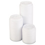 Dixie Dome Drink-Thru Lids, Fits 10 oz to 16 oz Paper Hot Cups, White, 1,000/Carton (DXED9542) View Product Image