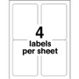 Avery Shipping Labels w/ TrueBlock Technology, Laser Printers, 3.5 x 5, White, 4/Sheet, 100 Sheets/Box View Product Image