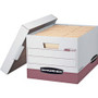 Bankers Box R-Kive File Storage Box - Internal Dimensions: 12" Width x 15" Depth x 10" Height - External Dimensions: 12.8" Width x 16.5" Depth x 10.4" Height - Media Size Supported: Letter, Legal - Lift-off Closure - Heavy Duty - (FEL07242) Product Image 