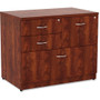Lorell Essentials Series Box/Box/File Lateral File - x 1" Thickness Side Panel, 29.5" Height x 35.5" Width x 22" Depth Lateral File - 4 x Box, File Drawer(s) - (LLR69540) Product Image 