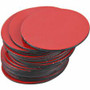 MasterVision Magnetic Color Coding Dots - 3/4" Diameter - Round - Red - Vinyl Product Image 