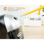 Bostitch QuietSharp Executive Electric Pencil Sharpener - Desktop - 1 Hole(s) - 4.3" Height x 3.5" Width x 7.5" Depth - Black, Silver (BOSEPS8HDBLK) Product Image 