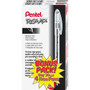 Pentel R.S.V.P. Ballpoint Stick Pens - Medium Pen Point - Refillable - Black Ink - Clear Barrel - Stainless Steel Tip Product Image 