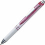 EnerGel Pearl Refillable Gel Pen - 0.7 mm Medium Needle Pen Point - Refillable - Retractable - Pink Ink - Pearl White Barrel Product Image 