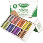 Crayola 8-Color Crayon Classpack - Red, Blue, Yellow, Orange, Green, Purple, Brown, Black, Violet (CYO528008) Product Image 