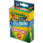 Crayola Regular-Size Crayons - 3.6" Length x 0.3" Diameter - Assorted (CYO523024) Product Image 