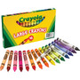 Crayola Large Crayons - Black, Blue, Brown, Green, Orange, Red, Violet, Yellow, Green Blue, Blue-violet, Carnation Pink, ... Product Image 