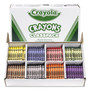 Crayola 8-Color Crayon Classpack - 4" Length x 0.4" Diameter - Red, Blue, Yellow, Orange, Green, Purple, Brown, Black, Violet Product Image 