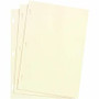 Wilson Jones Plain Ledger Paper - 28 lb - Letter - 8.50" x 11" Sheet Size - 3 x Holes - Ivory Product Image 