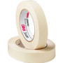 Highland Economy Masking Tape - 60 yd Length x 2" Width x 4.4 mil Thickness - 3" Core - Cream - Rubber Backing - For Labeling, Bundling, Mounting, Wrapping, Holding Product Image 