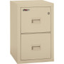 FireKing Insulated Turtle File Cabinet - 2-Drawer - 17.7" Width x 22.1" Depth x 27.7" Height - 2 x Drawer(s) for File - Letter, Legal - Fire Resistant Product Image 