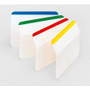 Post-it Durable Tabs - Write-on Tab(s) - 1.50" Tab Height x 2" Tab Width - Blue, Green, Red, Yellow Tab(s) - Repositionable (MMM686A1) Product Image 