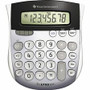 Texas Instruments TI-1795SV SuperView Calculator - Dual Power, Sign Change, Angled Display - 8 Digits - LCD - Battery/Solar Powered - 1" Height x 4.3" Width x 5.1" Length Product Image 