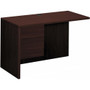 HON 10500 H10516L Return - 29.5" Height x 48" Width x 24" Depth - 2 x Box, File Drawer(s) - Flat Edge Product Image 
