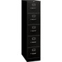 HON 310 H315 File Cabinet - 60" Height x 15" Width x 26.5" Depth - 5 - Finish: Black Product Image 