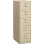 HON 310 H315C File Cabinet - 60" Height x 18.3" Width x 26.5" Depth - 5 - Finish: Putty Product Image 