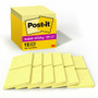 Post-it Super Sticky Lined Notes Cabinet Pack - 1080 - 4" Flag/Note Width x 4" Flag/Note Length - Square - 90 Sheets per Pad - Ruled Product Image 