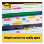 Post-it Page Markers - 1/2"W - Bright Colors - 500 x Assorted - 1/2" Flag/Note Width x 2" Flag/Note Length - Rectangle (MMM67010AB) Product Image 