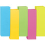 Post-it Page Markers - 100 - 1/2" Flag/Note Width x 2" Flag/Note Length - Rectangle - Unruled - Electric Blue, Yellow, Aqua Wave, Light Mulberry, Neon Green (MMM6705AU) Product Image 
