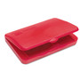 Carter's Felt Red Stamp Pad, 2.75" x 4.27" (21071) - 2.8" Width x 4.3" Length - Felt Pad - Red Ink - Red (AVE21071) Product Image 