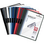 DURABLE DURACLIP Letter Report Cover - 8 1/2" x 11" - 30 Sheets Capacity - 1 Fastener(s) - Vinyl - Navy (DBL220328) Product Image 