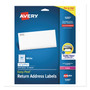 Avery Easy Peel White Address Labels w/ Sure Feed Technology, Laser Printers, 0.5 x 1.75, White, 80/Sheet, 25 Sheets/Pack (AVE5267) View Product Image