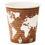 Eco-Products 10 oz World Art Hot Beverage Cups - 10 fl oz - Multi - Paper, Resin - Hot Drink - 50/Pack (ECOEPBHC10WA) Product Image 