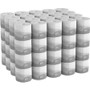 Pacific Blue Basic Standard Roll Toilet Paper - 2 Ply - 4" Width x 4" Length - 550 Sheets/Roll - Embossed - White (GPC1988101) Product Image 