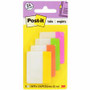 Post-it Dividing Tabs - Write-on Tab(s) - 1.50" Tab Height x 2" Tab Width - Yellow, Orange, Green, Pink Tab(s) - Durable, Repositionable, Wear Resistant Product Image 
