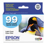 Epson Claria No. 99 Original Inkjet Ink Cartridge - Light Cyan - 1 Each - Inkjet - Light Cyan (EPST099520S) Product Image 