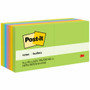 Post-it Notes - Floral Fantasy Color Collection - 1400 - 3" Flag/Note Width x 3" Flag/Note Length - Square - 100 Sheets per Pad Product Image 