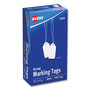 Avery Marking Tags, Strung, 1-3/4" x 1-3/32" , 1,000 Tags (12204) - 1.75" Length x 1.09" Width - Rectangular - Twine Fastener - Cotton, Polyester - White (AVE12204) Product Image 