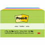 Post-it Notes Original Lined Notepads - Floral Fantasy Color Collection - 500 - 3" Flag/Note Width x 5" Flag/Note Length - Rectangle - 100 Sheets per Pad Product Image 