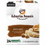 Gloria Jean's K-Cup, Pod Hazelnut Keurig Single-Serve K-Cup Pods, Medium Roast Coffee, 24 Count - Compatible with Keurig Brewer - Regular - Medium - K-Cup, Pod - Hazelnut Product Image 