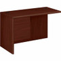 HON 10700 H10716L Return - 29.5" Height x 48" Width x 24" Depth - 2 x Box, File Drawer(s) - Waterfall Edge Product Image 