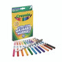 Crayola Thinline Washable Markers - Fine Marker Point - Washable - Black, Blue, Blue Lagoon, Brown, Gray, Green, Orange, Pink, Red, Sandy Tan, Violet, ... Ink - Water Based (CYO587813) Product Image 