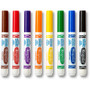 Crayola Classic Washable Marker Set - Broad Conical Marker Point - Washable - Red, Orange, Yellow, Green, Blue, Violet, Brown, Black Ink - Water Based (CYO587808) Product Image 
