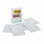 Post-it Grid-Lined Notes - 600 x White - 4" Flag/Note Width x 6" Flag/Note Length - Rectangle - 50 Sheets per Pad - Grid Product Image 