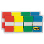 Post-it Flags - 40 x Red, 40 x Yellow, 40 x Blue, 40 x Green - 1" Flag/Note Width x 1 3/4" Flag/Note Length - Rectangle - Unruled - Red, Yellow, Green, Blue, Assorted (MMM680RYGB2) Product Image 