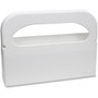 Health Gards Toilet Seat Cover Dispenser - Half-fold - 250 x Toilet Seat Cover Half-fold - Plastic - White - Durable, Tear Resistant Product Image 